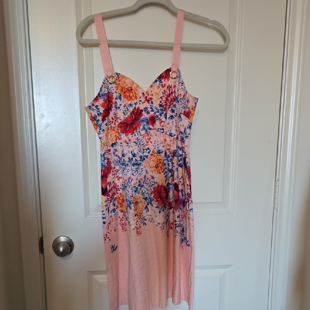 Guess Pink Floral Dress